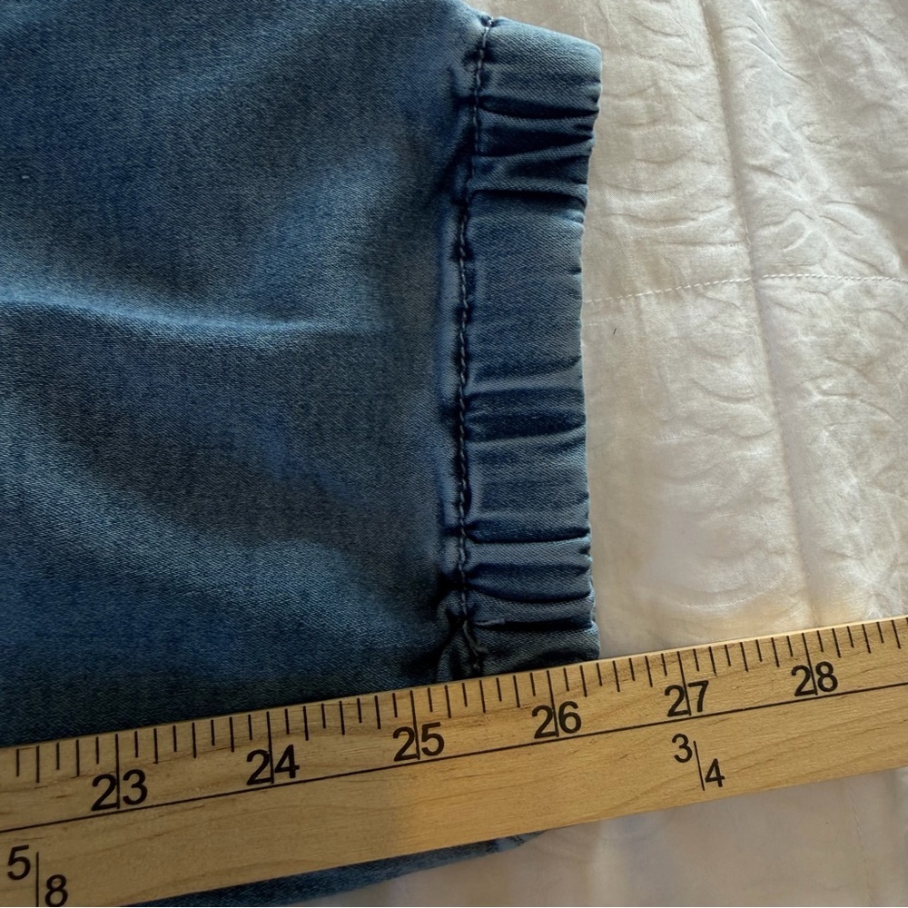 Laurie Felt 2X Knit Clean Jean Jogger Stretch Denim Elastic Hem - Picture 8 of 9